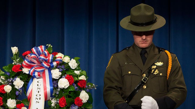 CBP Valor Memorial and Wreath Laying Ceremony on May 16, 2012 honoring Border Patrol Agents Hector R. Clark and Eduardo Rojas Jr and all fallen agents and officers.