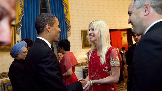 PHOTO: The Salahis meet President Obama