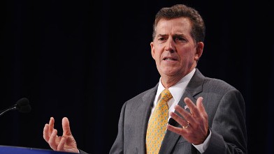 PHOTO: Former Sen. Jim DeMint (R-S.C.) now leads the Heritage Foundation, which released a report Monday claiming immigration reform could cost taxpayers $6.3 trillion.