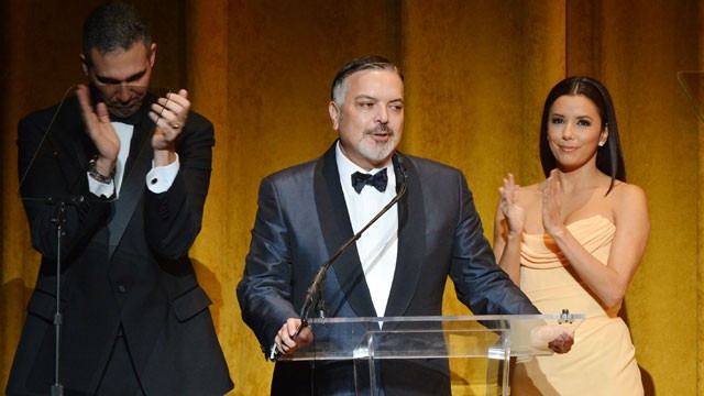 PHOTO:&nbsp;(L-R) Andres W. Lopez, Henry Mu&ntilde;oz III and Eva Longoria speak at Latino Inaugural 2013: In Performance at Kennedy Center at The Kennedy Center on January 20, 2013 in Washington, DC.