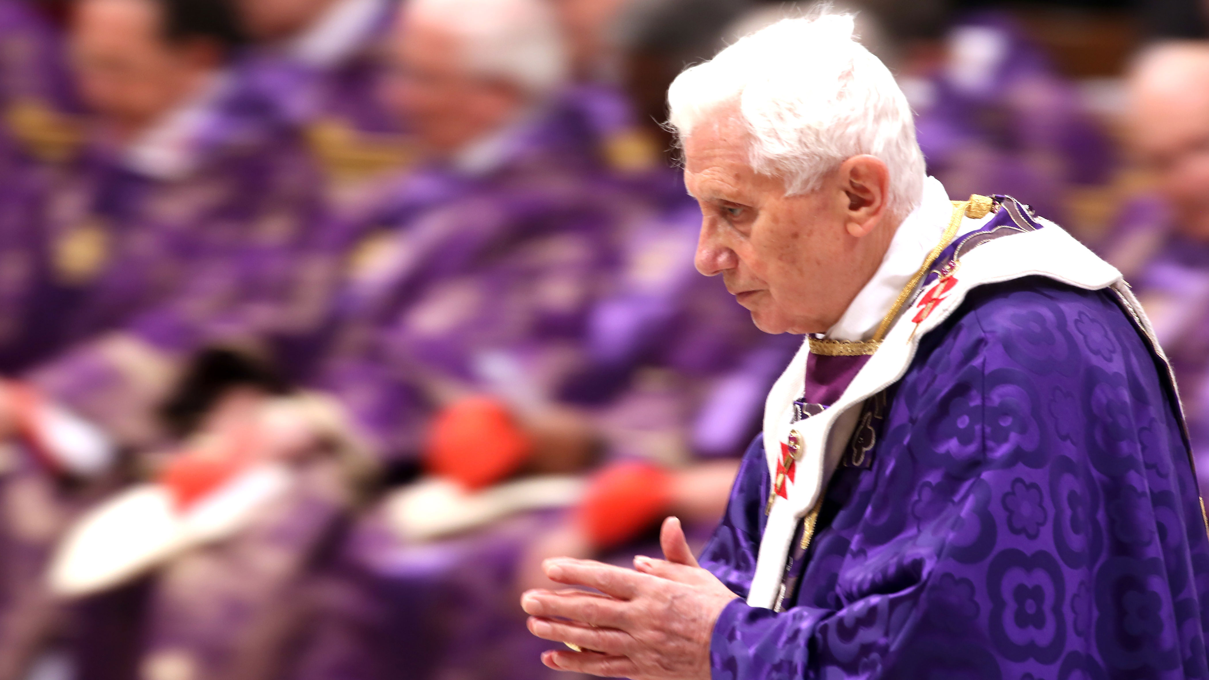 PHOTO: The Vatican maintains that advanced age caused Benedict to step down, but some insist his health is failing.