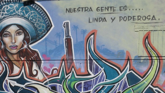 PHOTO:&nbsp;Mural on Evergreen Avenue in Los Angeles.