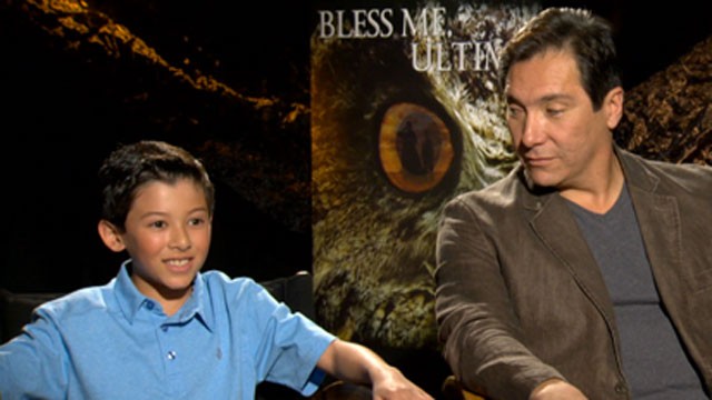 PHOTO:&nbsp;Luke Ganalon and Benito Martinez discuss the film adapted from renowned chicano book.