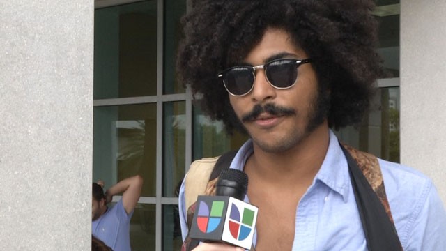 PHOTO:&nbsp;Florida International University Students, Like Keysel Belaez, Speak Out About The Upcoming 2012 Elections.