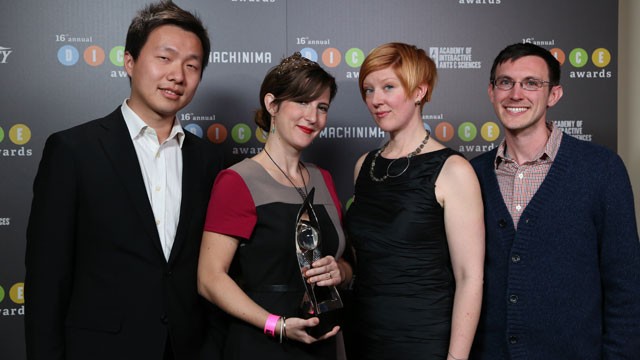 PHOTO: Jenova Chen, Kellee Santiago, Robin Hunicke and Martin Middleton are part of the team that created