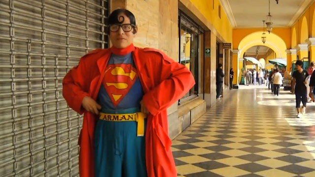 PHOTO:&nbsp;Avelino Chavez is Peru's Superman.