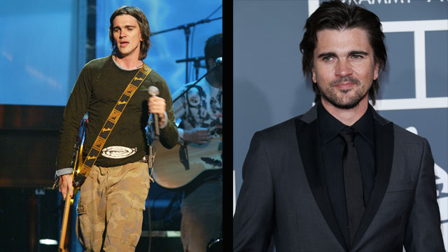 PHOTO: Juanes in 2003 and 2013.