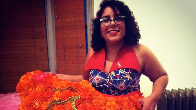 PHOTO: La Marisoul from the LA band La Santa Cecilia.