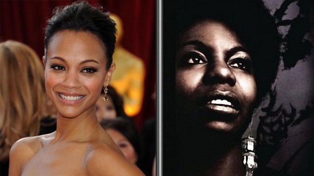 PHOTO: Zoe Saldana to play Nina Simone in next movie.