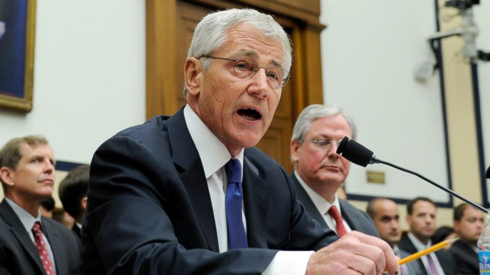PHOTO: Defense Secretary Chuck Hagel testifies on Capitol Hill in Washington, June 11, 2014, before the House Armed Services Committee.