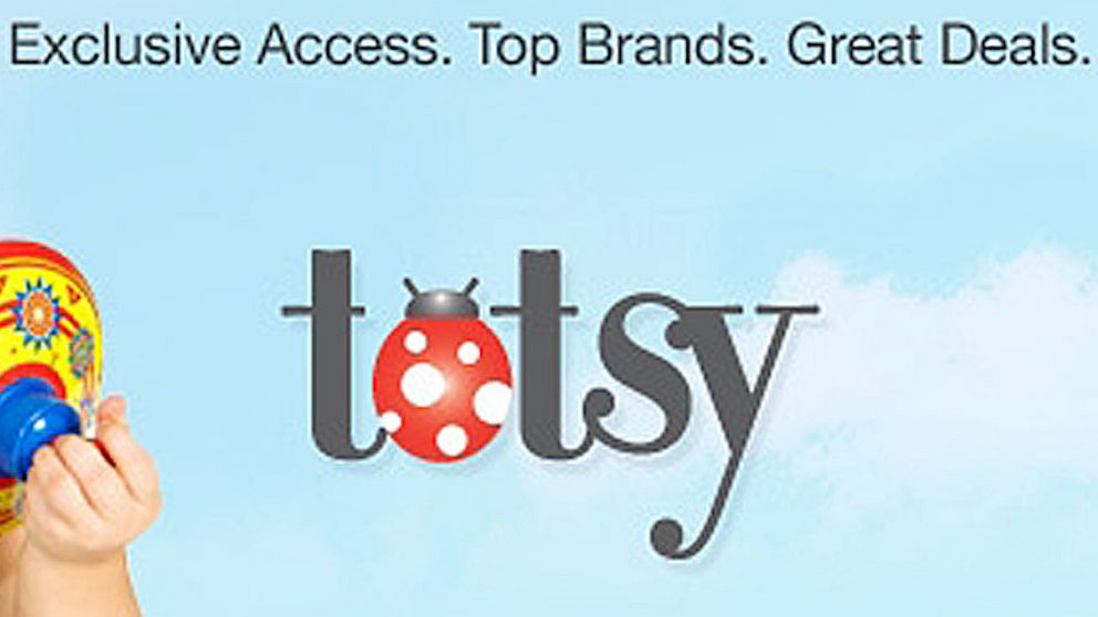 PHOTO: Totsy.com website logo is seen here.