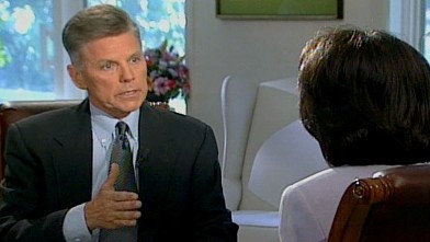 PHOTO: Anchor Connie Chung's interview with Congressman Gary Condit.