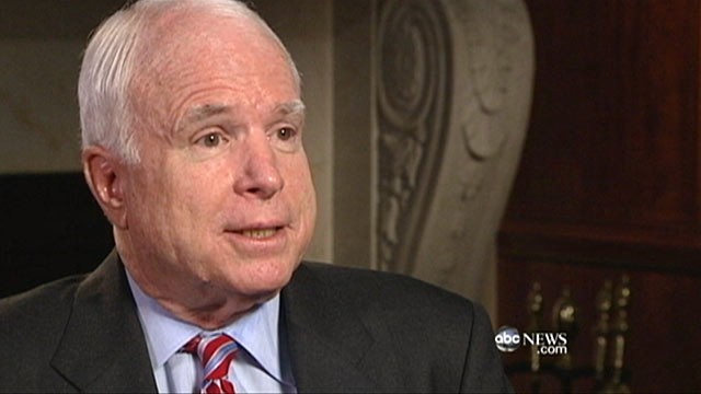 PHOTO: Sen. John McCain told ABC News that the jets, which the Air Force call the future of American air dominance, are a waste of $79 billion.