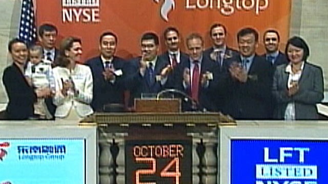 PHOTO: The New York Stock Exchange suspended trading of Longtop Financial last year, one of dozens of Chinese companies accused of fraud.