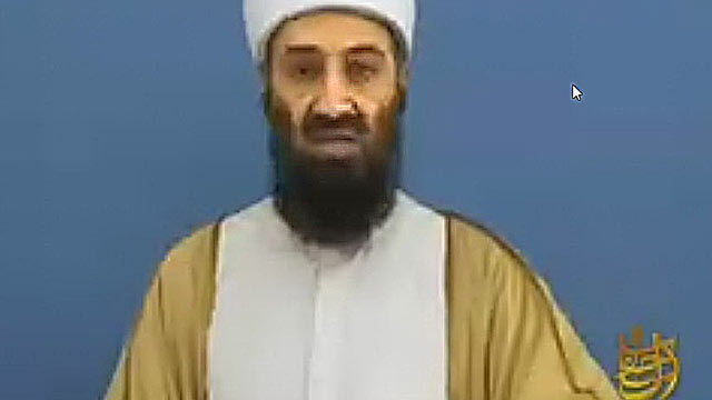 PHOTO: In a newly released video, the now-deceased leader of al Qaeda, Osama bin Laden, warns the American people of the dangers of capitalism and the military-industrial complex.