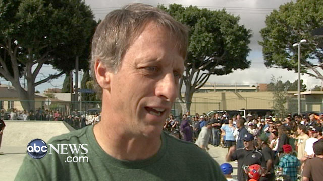 PHOTO: Skateboard star Tony Hawk said he and other celebrities who have licensed their names to clothing lines have a responsibility to insure people are not dying to make their garments.
