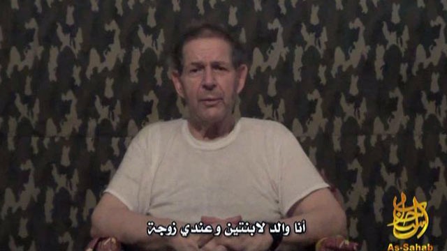 PHOTO: Hostage Warren Weinstein is seen in this clip from a newly released al Qaeda video. Weinstein asks Israeli Prime Minister Benjamin Netanyahu for help in the video.
