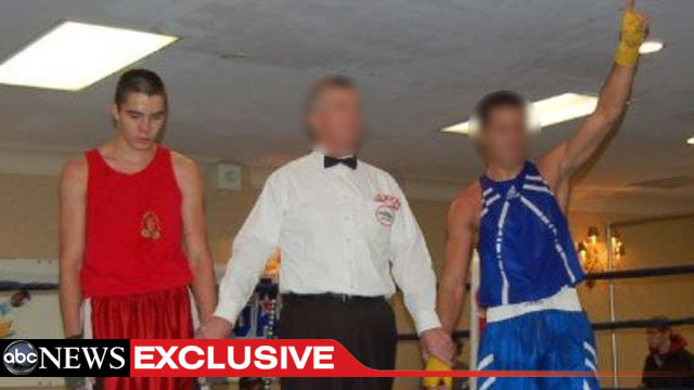 PHOTO: Authorities are investigating whether Boston Marathon bombing suspect Tamerlan Tsarnaev had contact online with fellow boxer and suspected militant William Plotnikov, left, before Plotnikovs death in Russia in 2012.