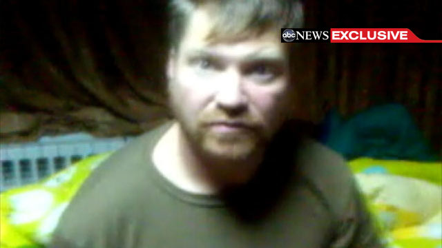 PHOTO: Cellphone video provided to ABC News appears to show a U.S. contractor medic too stoned on Ketamine to respond to requests for help.