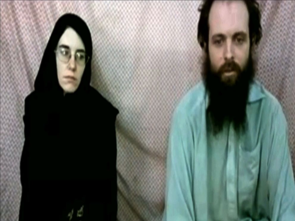 PHOTO: This frame grab from video provided by the Coleman family to the Associated Press shows Caitlan Coleman and Joshua Boyle.