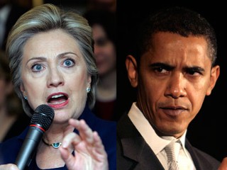 Clinton, Obama