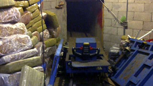 PHOTO: Entrance to a cross-border tunnel in San Diego.