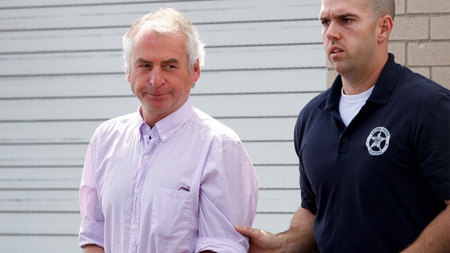 PHOTO: Paul Douglas Peters and U.S. Marshal