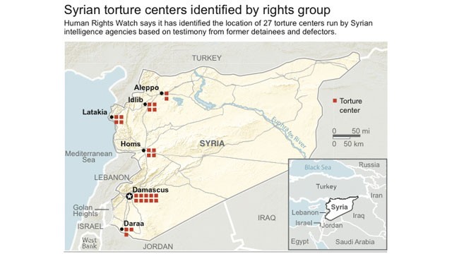 Syria Has 27 Torture Centers: Report - ABC News