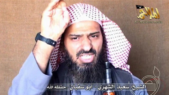 PHOTO: Al-Qaeda in the Arabian Peninsula's branch assistant commander Said al-Shihri speaks on video, Oct. 6, 2010.