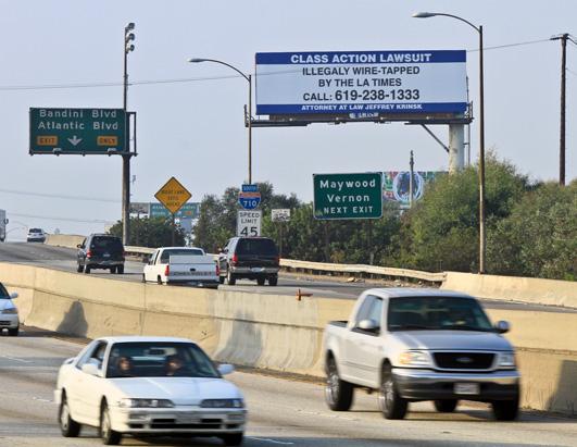 The Los Angeles Times was hit with a series of lawsuits after reporting on 1-800-Get-Thin. An attorney representing the firm sued columnist Michael Hiltzik, accusing him of secretly recording their conversations. A judge dismissed the suit.