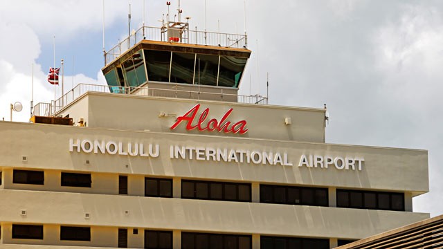 PHOTO: Honolulu International Airport, Honolulu, Hawaii.