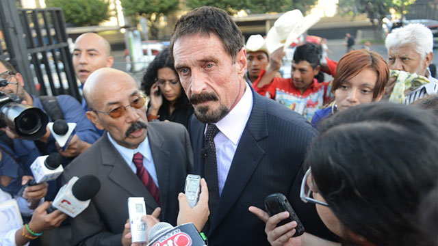 PHOTO: John McAfee