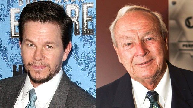 PHOTO: Mark Wahlberg and Arnold Palmer are shown in this file photo.