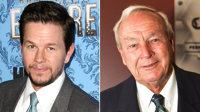 PHOTO: Mark Wahlberg and Arnold Palmer are shown in this file photo.