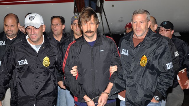 PHOTO: Former Soviet military officer Viktor Bout arrivES at Westchester County Airport, Nov. 16, 2010 in White Plains, N.Y.