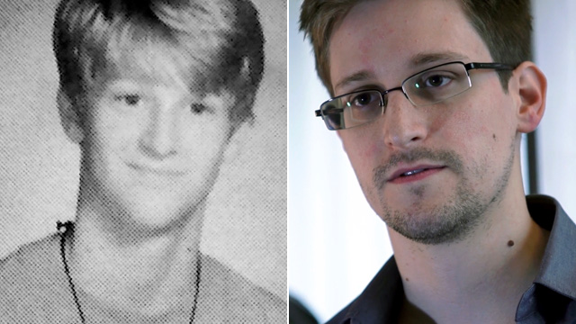 PHOTO: Edward Snowden, accused of leaking classified intelligence documents, went to high school at Arundel High School in Maryland in the late 1990s.