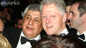 PHOTO Former President Bill Clinton with Nigerian businessman Gilbert Chagoury. Chagoury has donated more than $1 million to the Clinton Foundation.