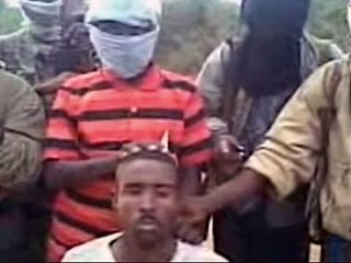Christian convert before his beading by members of al Qaeda affiliated al-Shabaab group. 