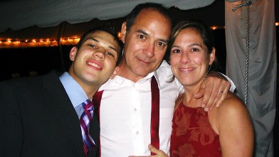 PHOTO: Dickie Sanders, pictured here on left with his father Rick and sister Jaymi, took his own life in November 2010 days after ingesting bath salts.