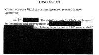 PHOTO A 2004 CIA Office of the Inspector General report is missing information on three deaths and more than a dozen detainees