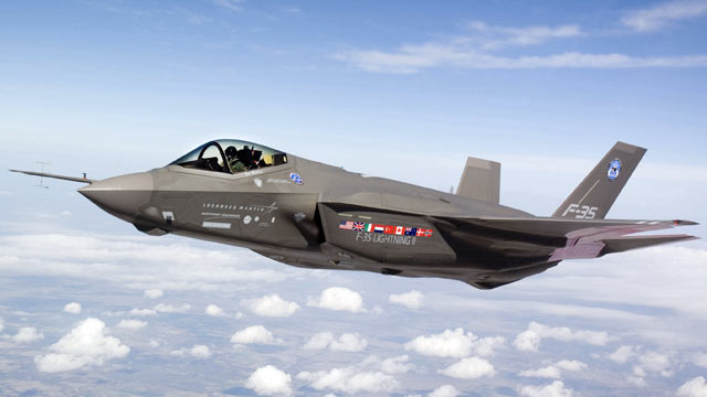 PHOTO: F-35 Joint Strike Fighter Lightning II test aircraft AA-1 undergoes flight testing over Fort Worth, Texas.