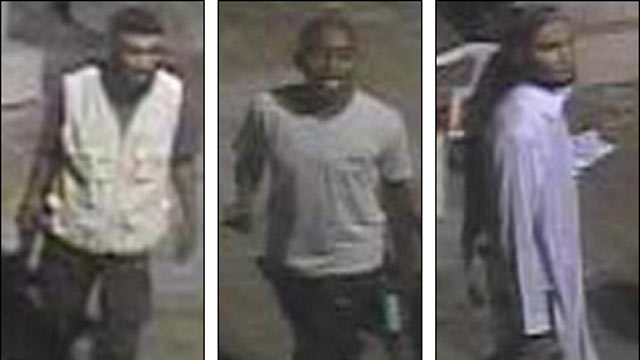 PHOTO: The FBI has released images of three men wanted for additional information related to the 2012 attack on the U.S. diplomatic facility in Libya.