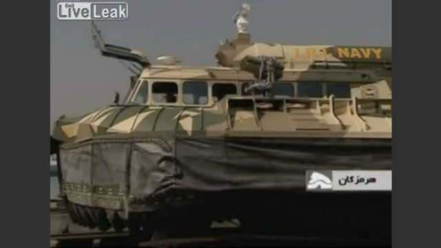 PHOTO: Iran unveiled a new hovercraft during a ceremony held, Nov. 12, 2012, in Tehran.