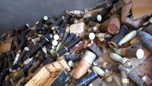PHOTO: Experts told ABC News they are concerned that the weapons stockpiles ? including as many as 20,000 surface-to-air missiles ? are out in the open and could fall into the hands of terrorists.