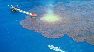 PHOTO The blowout and oil spill off the Yucatan is shown in this file photo.