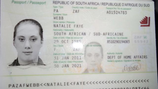 PHOTO: Natalie Faye Webb passport