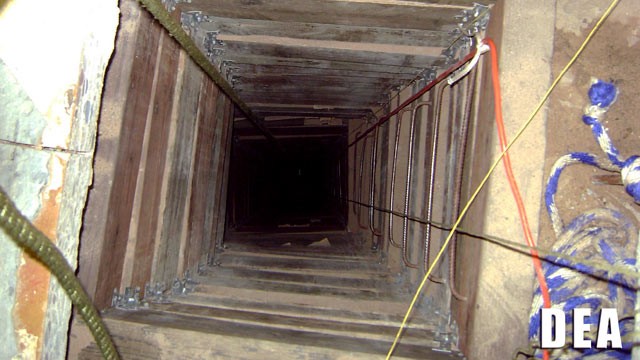 PHOTO: DEA agents found a drug tunnel in a one-story building in San Luis, Arizona, July 7, 2012.