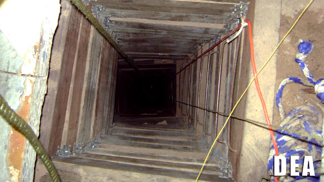 PHOTO: DEA agents found a drug tunnel in a one-story building in San Luis, Arizona, July 7, 2012.