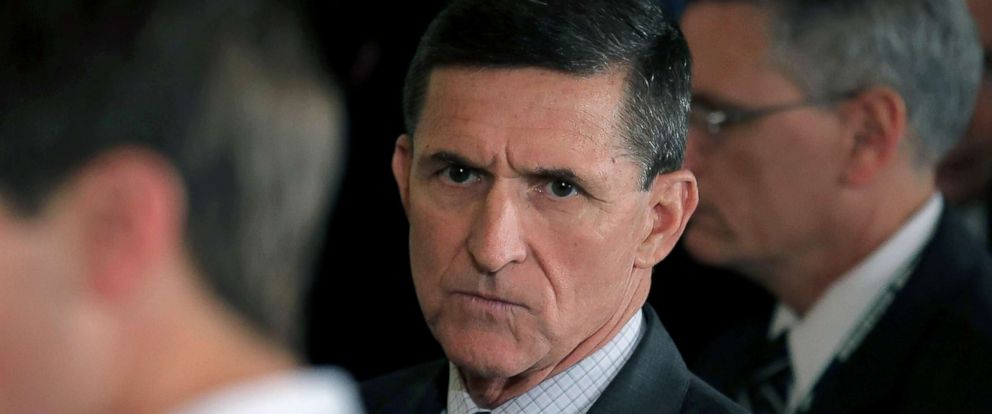 PHOTO: White House National Security Advisor Michael Flynn attends a news conference at the White House in Washington, D.C., Feb. 13, 2017.