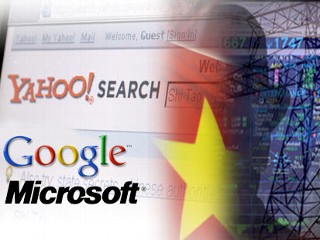 Yahoo!, Google and Microsoft free speech